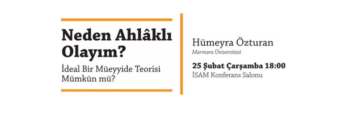 Ahlâkî Müeyyide Üzerine Konuşmalar Serisinin ikincisi Gerçekleşti