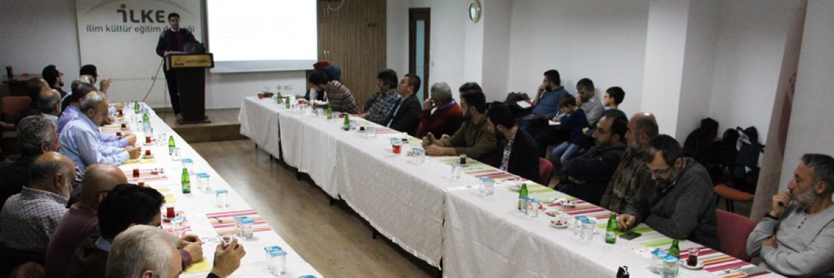 Gündem Sohbetlerine İslam İktisadı Çalışmalarıyla Necmettin Kızılkaya Konuk Oldu