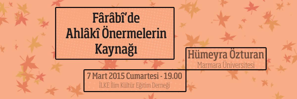 İslam Düşüncesinde Ahlâkî Önermelerin Kaynağı Temalı Konuşma İLKE'de Gerçekleşti