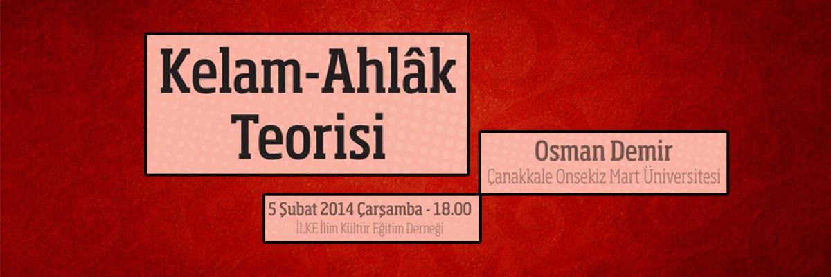 Kelam-Ahlâk Teorisi Başlıklı Sunum, İLKE’de Gerçekleştirildi