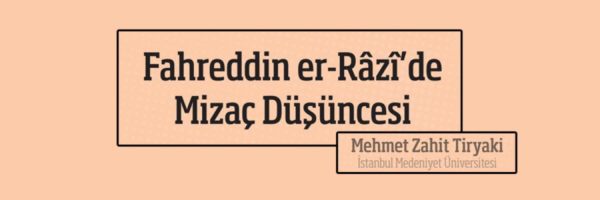 Mizaç Teorileri Yuvarlak Masa Dizisi Mehmet Zahid Tiryaki ile Devam Ediyor